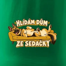 Hlídám dům ze sedačky - vlčák
