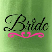 Nápis bride s prstenem