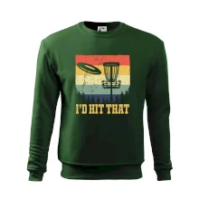 Disc golf player retro vintage