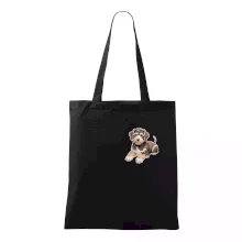 Lagotto romagnolo ležicí vyšívaný na prsu