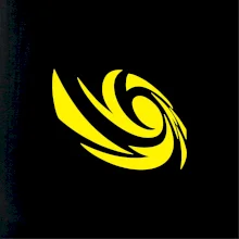 Vortex logo samostatné - žluté