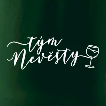 Tým nevěsty červené víno