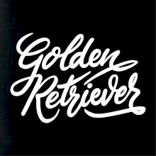 Golden retriever - nápis okrasný