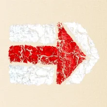 Párová turistická značka červená