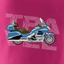 Cestovní motorka Amerika modrá