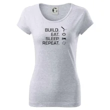 Build eat sleep repeat - montážní pěna