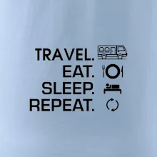 Eat sleep travel - Van