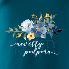 Nevěsty podpora květy modré