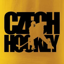 Czech hockey - nápis s hokejistou - Mistrovství světa v ledním hokeji 2024 Czech hockey - nápis s hokejistou - Mistrovství světa v ledním hokeji 2024