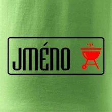 Triko na grilování s vlastním jménem