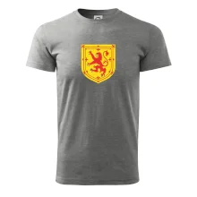 Skotský lev na hrudi