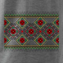 Ukrajinský vzor - Červeno Zelený