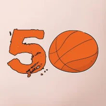 Basketball kulaté narozeniny 50