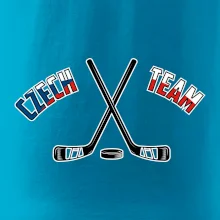 Czech team - hokejky a puk