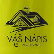 Tričko pro pokrývače - Velká střecha