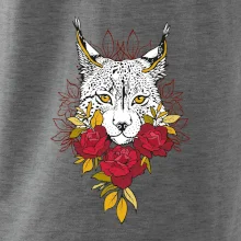 Rys s červenými růžemi  (Pecka design)