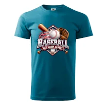 Baseballová pálka s rukavicí eat sleep repeat