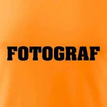 Novinář nápis - Fotograf