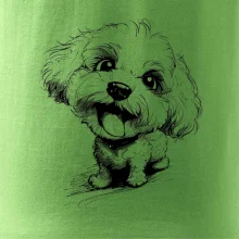 Černobílá karikatura Bišonek