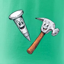 Parové triko - Kladivo a hřebík