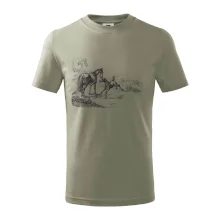 Kůň a hříbě malované