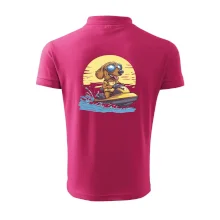 Jezevčík na vodním skútru