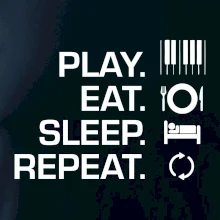 Play eat sleep piano