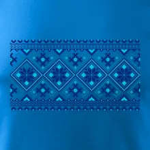 Ukrajinský vzor - modrý