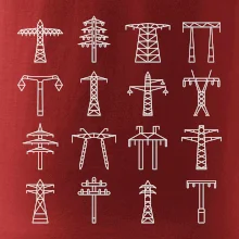 Typy stožárů vysokého napětí