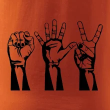 Kámen nůžky papír černé