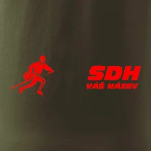 Hasičský sport SDH + váš název ČERVENÁ