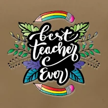 Barevné tužky best teacher ever