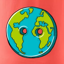 Planeta země knoflík (Pecka design)