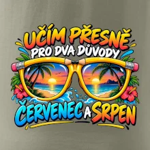 Učím kvůli červenci a srpnu letní prázdniny