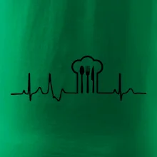 EKG kuchař čepice a příbory
