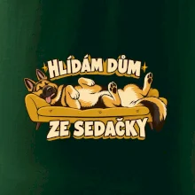 Hlídám dům ze sedačky - vlčák