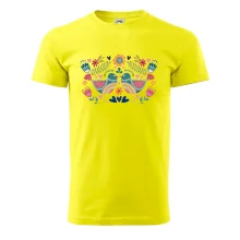 Folklor - dva barevní ptáčci