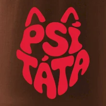 Psí táta nápis v hlavě