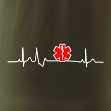 EKG rescue červená hvězda
