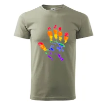 LGBT hand print
