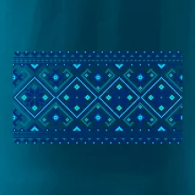 Ukrajinský vzor - modrý