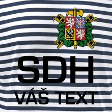 Sbor dobrovolných hasičů - znak bez nápisu + Nápis na zádech