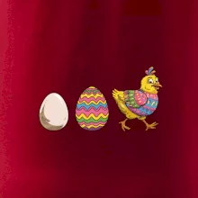 Evoluce vajíčka - velikonoce - slepice