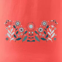 Folklor - květiny v řadě