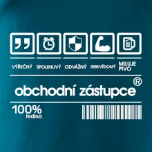 Čárový kód obchodní zástupce