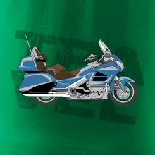 Cestovní motorka Amerika modrá