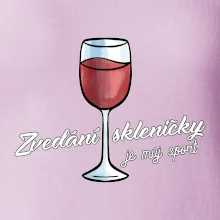 Zvedání skleničky je můj sport