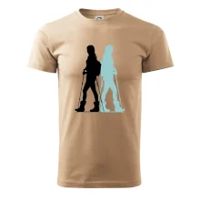 Nordic walking figury - žena