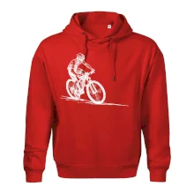 MTB kreslený cyklista MTB kreslený cyklista