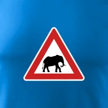 Dopravní značka - Pozor slon